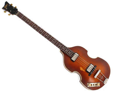 Hofner Violin Bass 1963 Relic Left Handed w / Case - Used