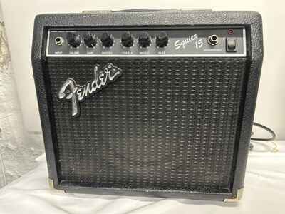 Vintage Fender Squier 15 Guitar Practice Amp 38 Watts  Brea Calif. Squire