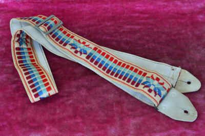 Vintage ACE Style Strap - Hippie Pattern - Hendrix Woodstock! 1968 1969 1970 71