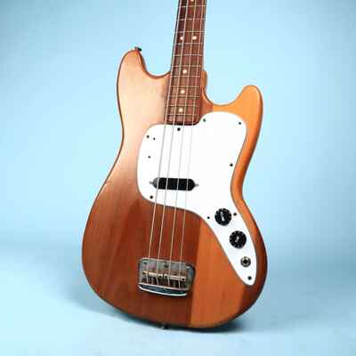Vintage 1974 Fender Musicmaster Natural Bass Guitar