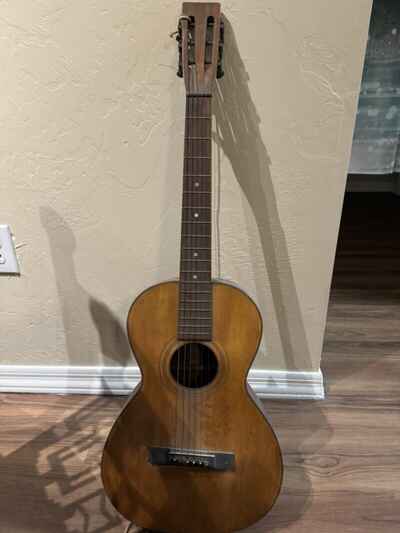 Antique Lyon And Healy Acoustic Guitar!