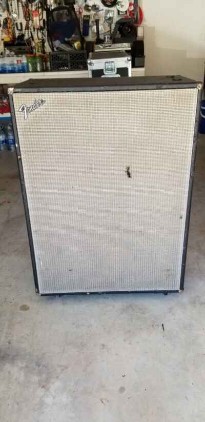 Fender Bassman 100 4x12 Pyramid Cabinet Vintage 70s! L@@k! Silverface!