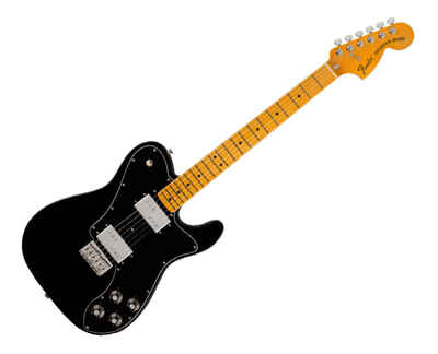 Used Fender American Vintage II 1975 Telecaster Deluxe - Black w /  Maple FB