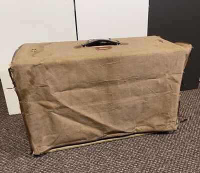 Vintage Early 60s Fender Bandmaster Bassman Amp Cabinet Cover - Victoria Canvas