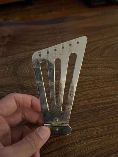 VINTAGE ARCH TOP ACOUSTIC ELECTRIC GUITAR TAIL PIECE