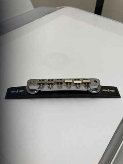 VINTAGE GIBSON L-5 ACOUSTIC ARCH TOP GUITAR BRIDGE 1970