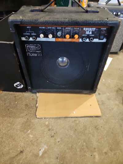Vintage Roland Spirit 10A Cube Amp, Works