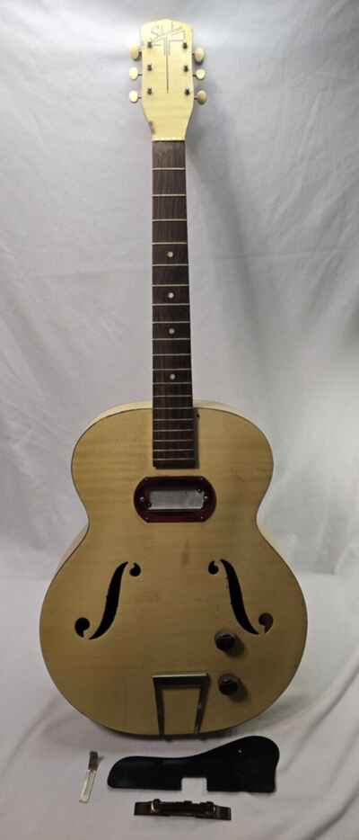 Vintage 1950s Silvertone h-55 Electric Archtop Guitar Made in USA