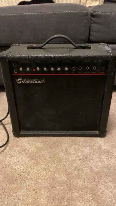 ?VINTAGE SILVERTONE AG-15R GUITAR AMPLIFIER- Solid State 15 watt