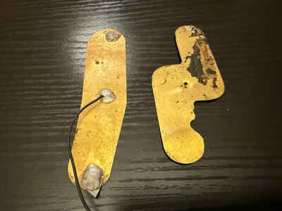 Fender Mustang Bass Brass cavity shield plates CBS