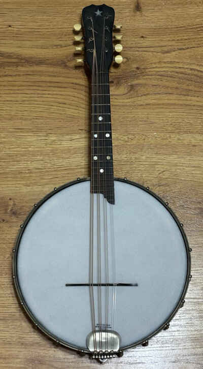 Bell Tailpiece Vintage Banjo 8 String Mandolin