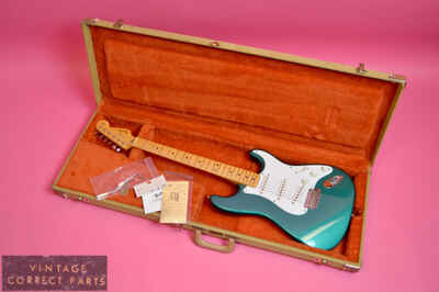 Vintage 1994 Fender 1957 Reissue V0 Stratocaster Sherwood Green AVRI Strat 90