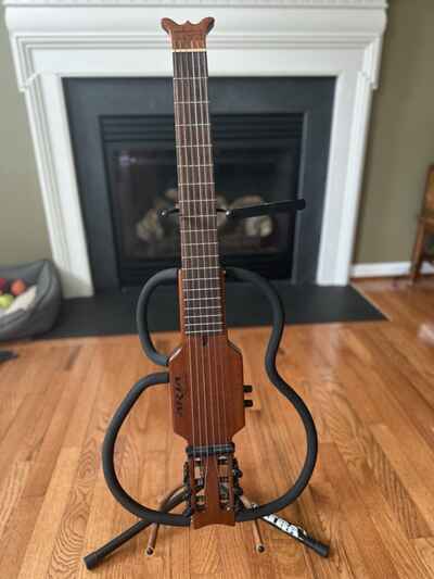 Classical Guitar Aria AS-100S MH Sinsonido Silent Mahogany Body with Soft Case