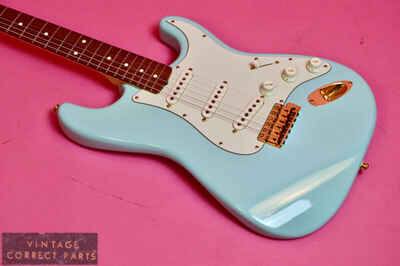 Vintage 1996 Fender Custom Shop 1960 Stratocaster John Page Era, Daphne Blue CS