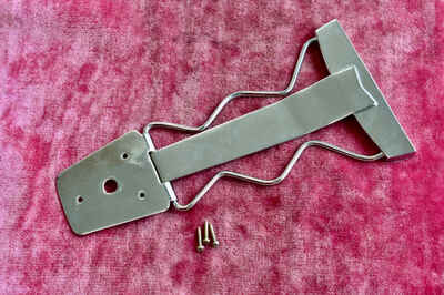 Vintage 1965 Gibson ES-175 ES-175d Chrome Zig-Zag Tailpiece Complete 1966 1967 !