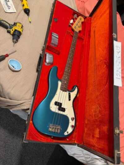 1966 Fender Precision Bass- Lake Placid Blue