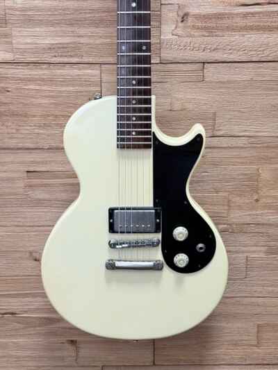 Gibson Melody Maker Guitar 1992 USA Vintage "nicotine" White 6lbs 10oz w / gig bag