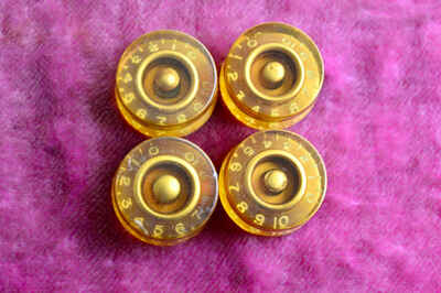 Vintage 1955 Gibson Gold Barrel Knobs Les Paul Goldtop 1954 Standard 1953 ES-175