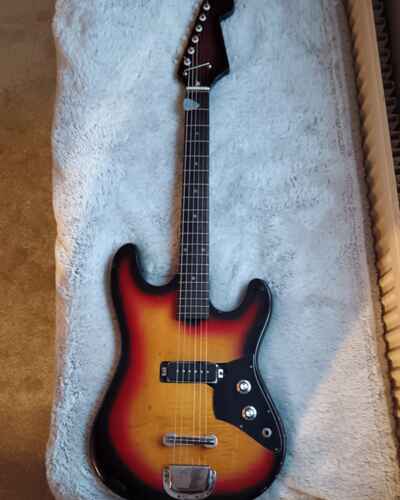 Vintage MIJ guitar Teisco similar Overhauled, Dirty-blues