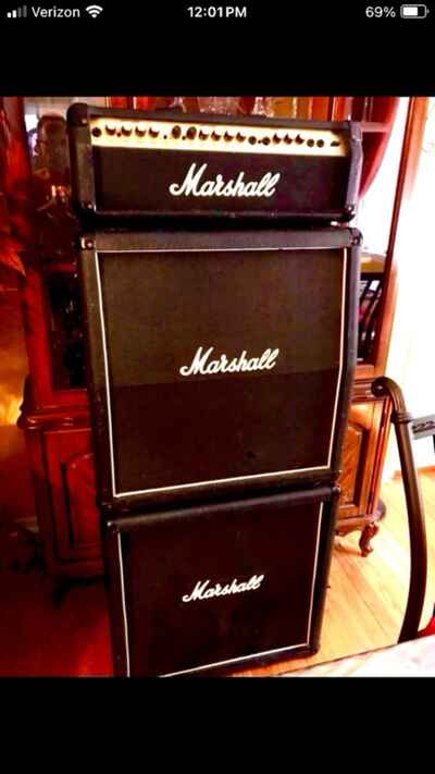Marshall Valvestate 100V 8100 Amp + 1965 A+B 4x10 Cabinets (  Chuck Schuldiner )