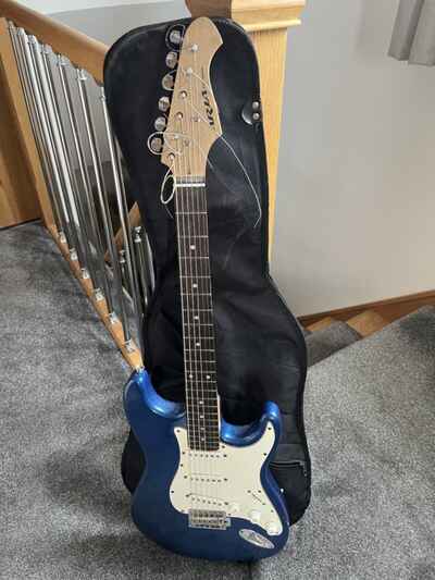 Aria STG Series Electric Blue Guitar with Bag Breadsall Derby