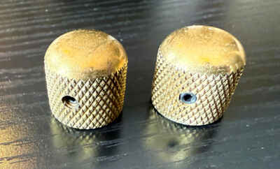 Jackson Charvel USA Ontario era Brass Dome knobs
