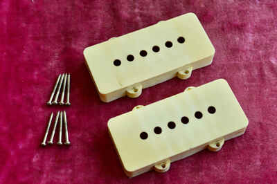 Vintage 1959 Fender PRE-CBS Jazzmaster Pickup Covers 1958 1960 Cover Set