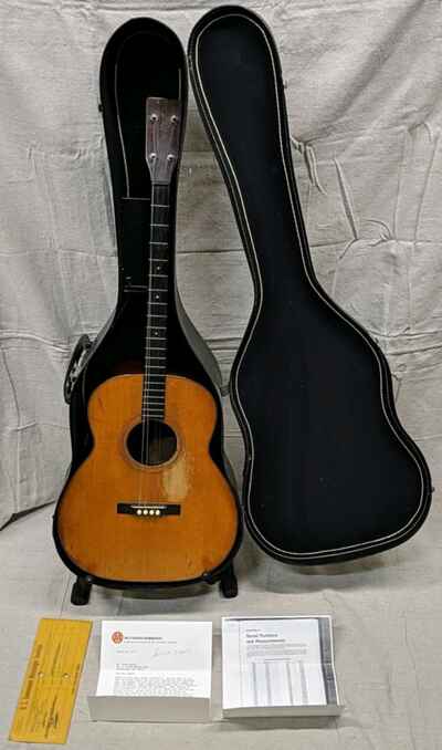 1929 C F Martin 0-18T  Acoustic 4 String Guitar Pre War #39857 w /  Case, Natural