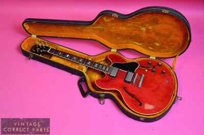 Vintage Gibson ES-335tdc 1964 spec  /  1965 - Factory Stoptail, Wide Nut, BIG NECK