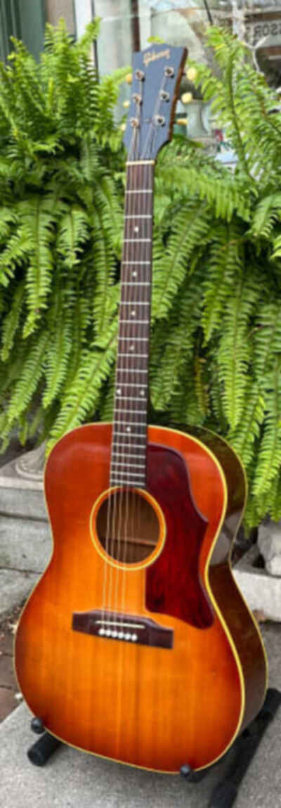 1966 Gibson LG-1 Acoustic Guitar w NOCC ~ Sunburst Excellent Condition