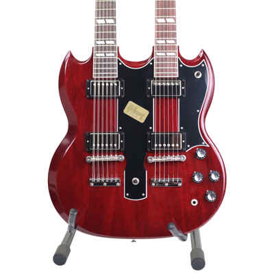 Gibson EDS-1275 Doubleneck SG Electric Guitar, Cherry Red w Case (PRE-OWNED)