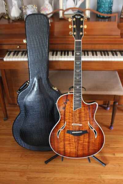 TAYLOR 2006 Acoustic ELECTRIC Thinline Hollowbody T5 C2 Gloss KOA Guitar HS Case
