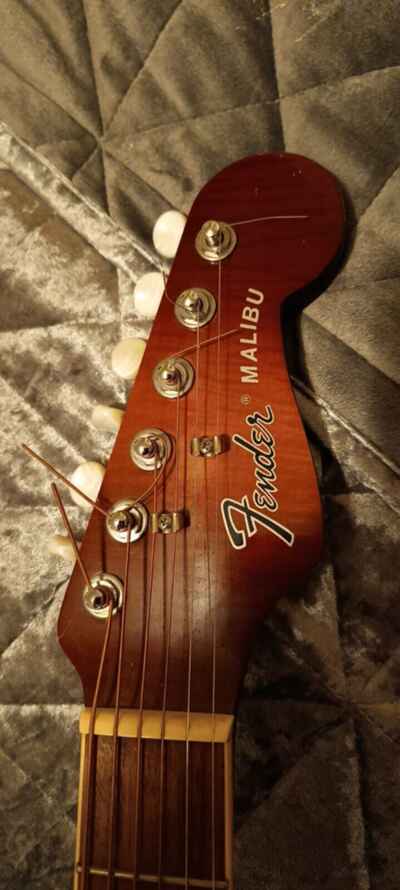 Fender Malibu acoustic guitar 1980s
