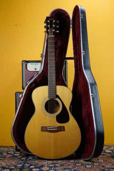 1970-75 Yamaha Orange Label FG-152 Natural Made in Japan Acoustic + Hard Case