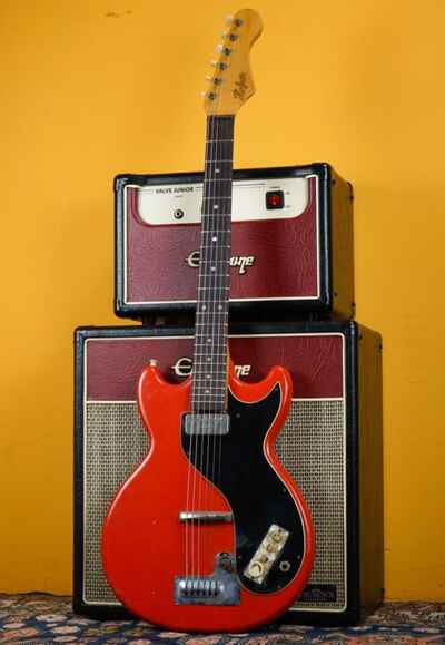 1961 Hofner Colorama Doublecut Model - Red - Made in Germany