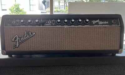 1967 FENDER Band ~ Master AB763 Tube Amp Head (Black Panel / Faced, Clean) ~ See Vid ~