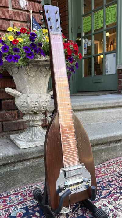 1940??s Electromuse Electric Lap Steel Guitar ~ Chicago Made (w / Orig. Case) See Vid