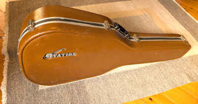 Ovation Koffer Hardcase  /  Vintage  /  Retro  /  Original  /  braun  /  ca. 1976  /  70er