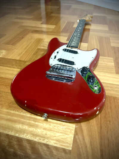 Vintage 1966 Fender Mustang Excellent Original Condition - Dakota Red