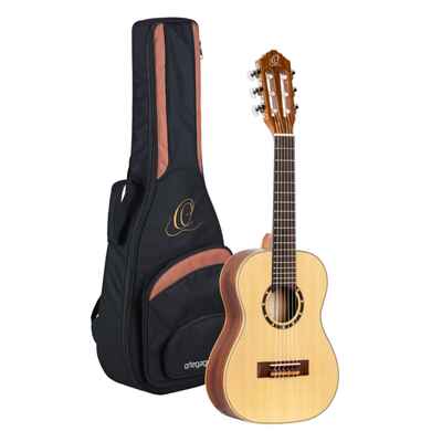 Ortega Guitars 6 String Family Series 1by4 Size Nylon Classical Guitar with bag