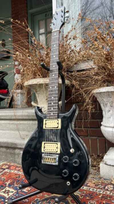 Vintage 1980??s Washburn SB-5 ??Raven?? 6 String Electric Guitar  ~ Pro Setup ~