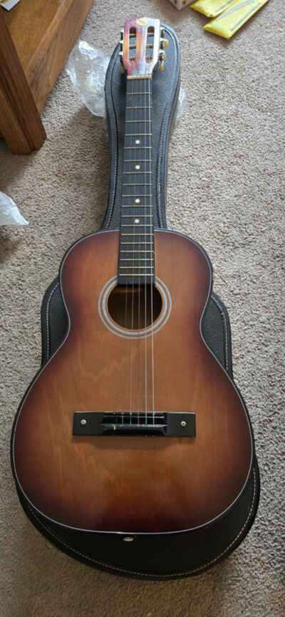 1960??s Prestige Parlor Guitar- Tobacco Burst