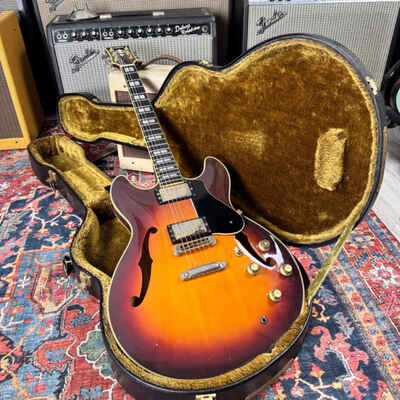 1977 Yamaha SA2000S Solid Top ES335 Style Sunburst