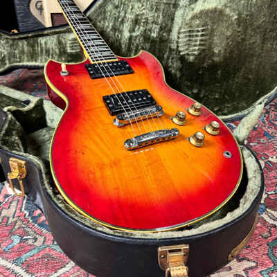 Yamaha SG700 1977 Double Cut Sunburst w / OHSC HS Repair