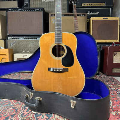 1974 Ryoji Matsuoka D41 Style W300 Solid Spruce Top Indian RW