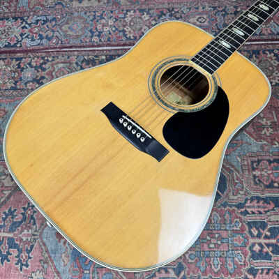 1977 Suzuki W-200 Threes X-Braced Solid Top Dreadnaught