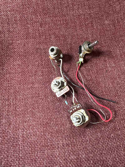 Vintage Peavey Predator Electric Guitar Wiring Harness Pots Switch