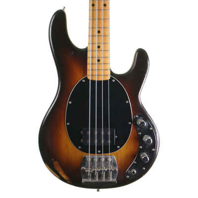 Music Man 1977 Pre Ernie Ball Stingray Bass, Sunburst with Case (Pre-Owned)