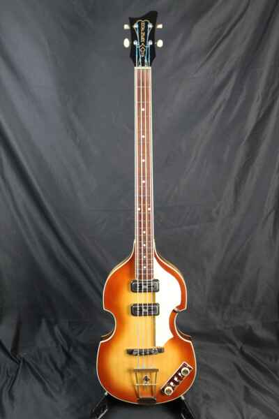 Hofner HCT-500 / 1 CV CONTEMPORARY CAVERN VIOLIN "BEATLE BASS" w /  HARD SHELL CASE