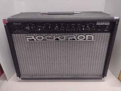 AWESOME VINTAGE ROCKTRON RAMPAGE R50C AGX GUITAR MUSIC AMPLIFIER AMP PORTABLE